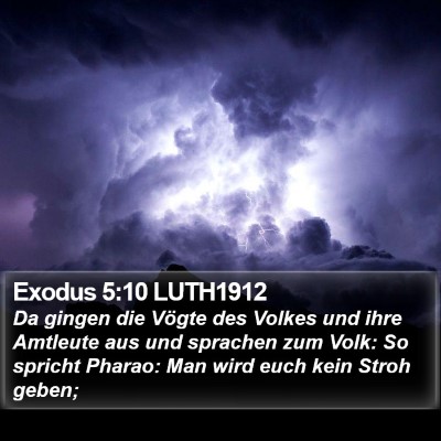Exodus 5:10 LUTH1912 Bible Verse Image