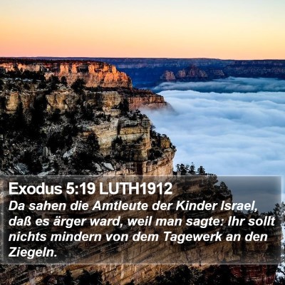 Exodus 5:19 LUTH1912 Bible Verse Image