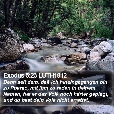 Exodus 5:23 LUTH1912 Bible Verse Image