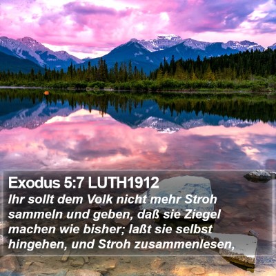 Exodus 5:7 LUTH1912 Bible Verse Image