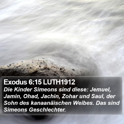 Exodus 6:15 LUTH1912 Bible Verse Image