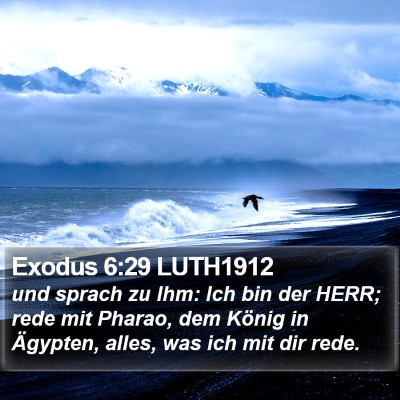 Exodus 6:29 LUTH1912 Bible Verse Image