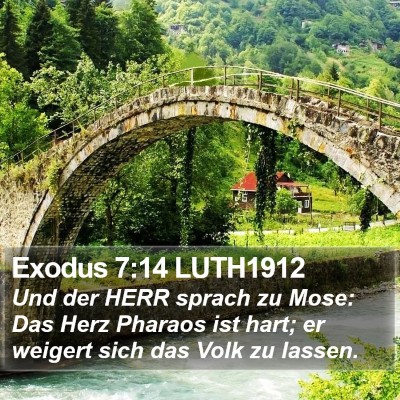 Exodus 7:14 LUTH1912 Bible Verse Image