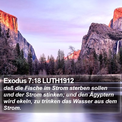 Exodus 7:18 LUTH1912 Bible Verse Image
