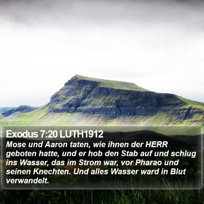 Exodus 7:20 LUTH1912 Bible Verse Image