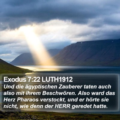 Exodus 7:22 LUTH1912 Bible Verse Image