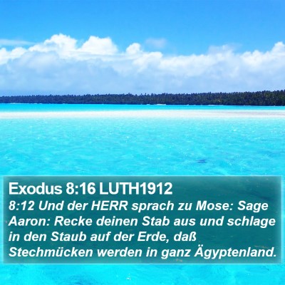Exodus 8:16 LUTH1912 Bible Verse Image