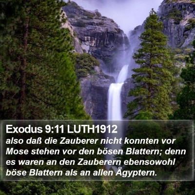 Exodus 9:11 LUTH1912 Bible Verse Image