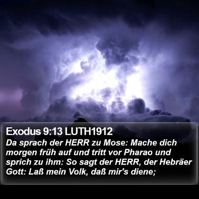 Exodus 9:13 LUTH1912 Bible Verse Image