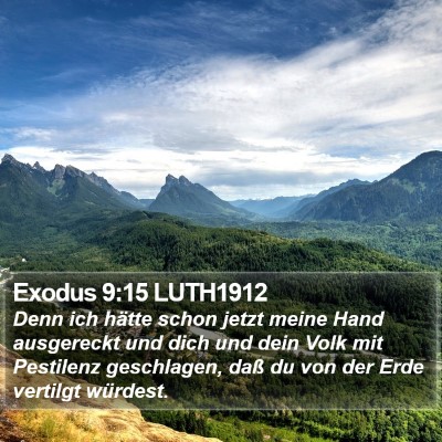 Exodus 9:15 LUTH1912 Bible Verse Image