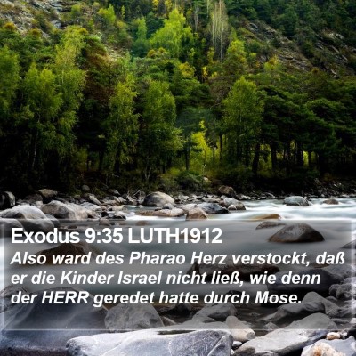 Exodus 9:35 LUTH1912 Bible Verse Image