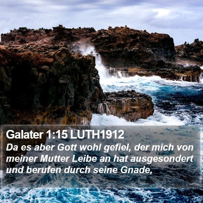 Galater 1:15 LUTH1912 Bible Verse Image