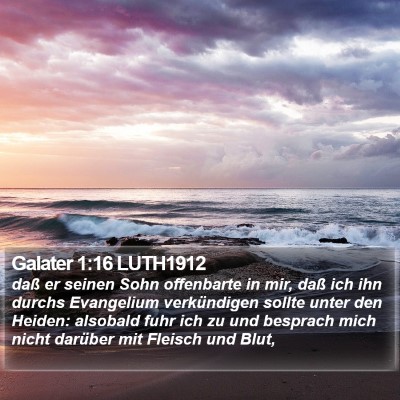 Galater 1:16 LUTH1912 Bible Verse Image