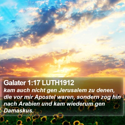 Galater 1:17 LUTH1912 Bible Verse Image