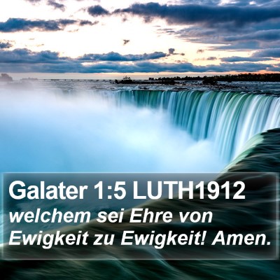 Galater 1:5 LUTH1912 Bible Verse Image
