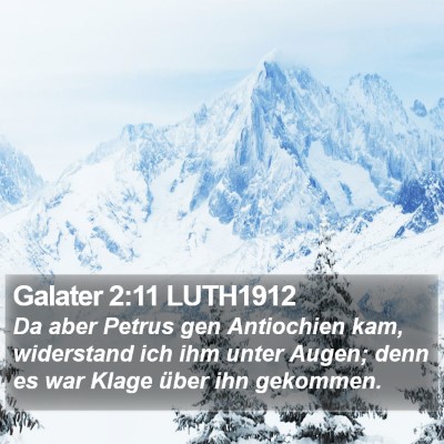 Galater 2:11 LUTH1912 Bible Verse Image
