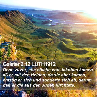 Galater 2:12 LUTH1912 Bible Verse Image