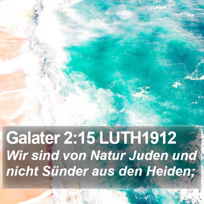 Galater 2:15 LUTH1912 Bible Verse Image