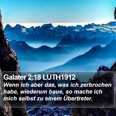 Galater 2:18 LUTH1912 Bible Verse Image