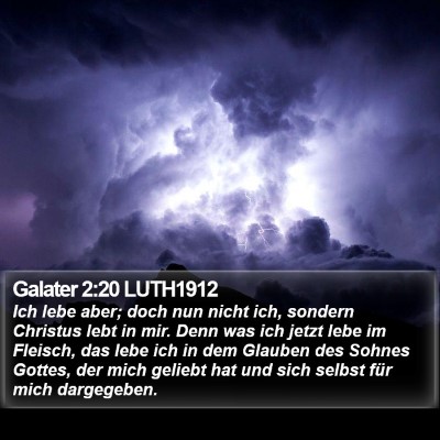 Galater 2:20 LUTH1912 Bible Verse Image