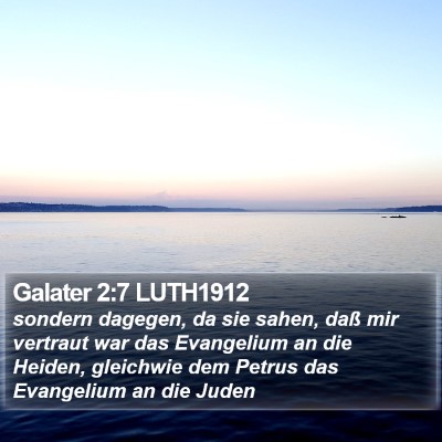 Galater 2:7 LUTH1912 Bible Verse Image