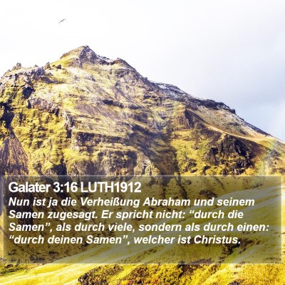 Galater 3:16 LUTH1912 Bible Verse Image