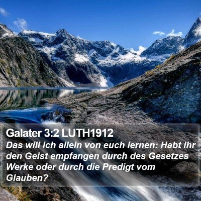 Galater 3:2 LUTH1912 Bible Verse Image