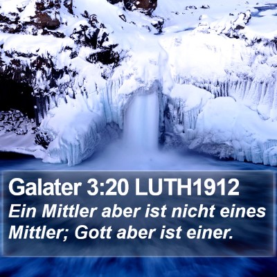 Galater 3:20 LUTH1912 Bible Verse Image