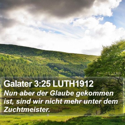 Galater 3:25 LUTH1912 Bible Verse Image