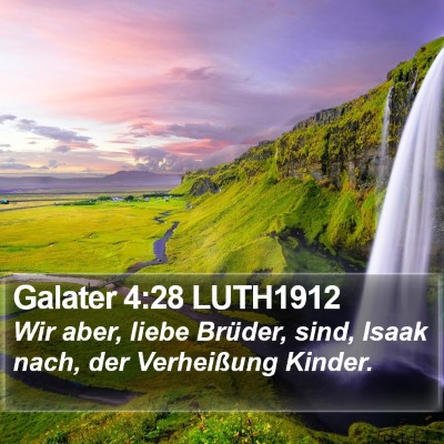 Galater 4:28 LUTH1912 Bible Verse Image