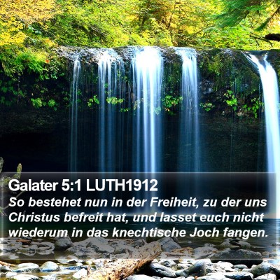 Galater 5:1 LUTH1912 Bible Verse Image