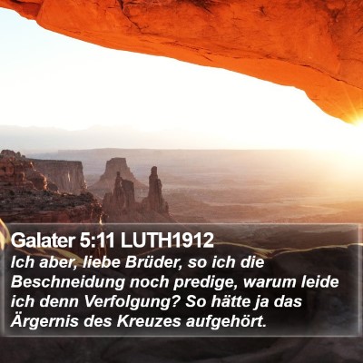 Galater 5:11 LUTH1912 Bible Verse Image