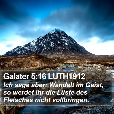 Galater 5:16 LUTH1912 Bible Verse Image