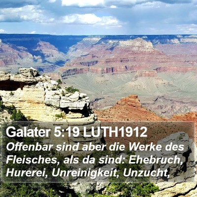 Galater 5:19 LUTH1912 Bible Verse Image