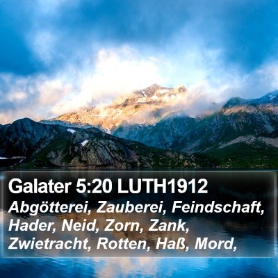 Galater 5:20 LUTH1912 Bible Verse Image