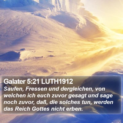 Galater 5:21 LUTH1912 Bible Verse Image