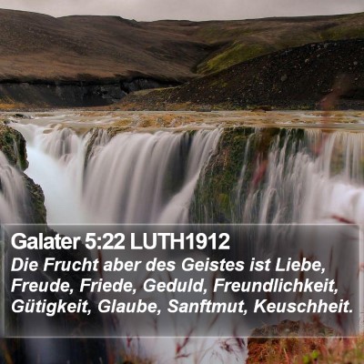 Galater 5:22 LUTH1912 Bible Verse Image