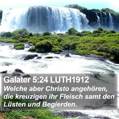 Galater 5:24 LUTH1912 Bible Verse Image