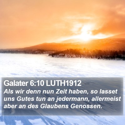 Galater 6:10 LUTH1912 Bible Verse Image