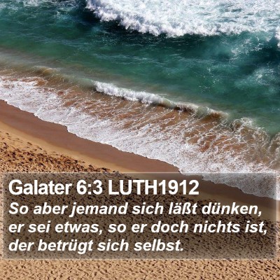 Galater 6:3 LUTH1912 Bible Verse Image
