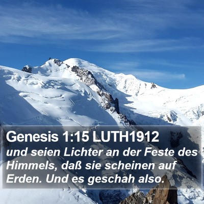 Genesis 1:15 LUTH1912 Bible Verse Image