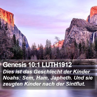 Genesis 10:1 LUTH1912 Bible Verse Image