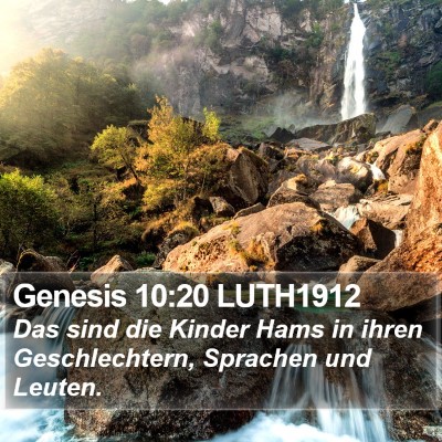 Genesis 10:20 LUTH1912 Bible Verse Image