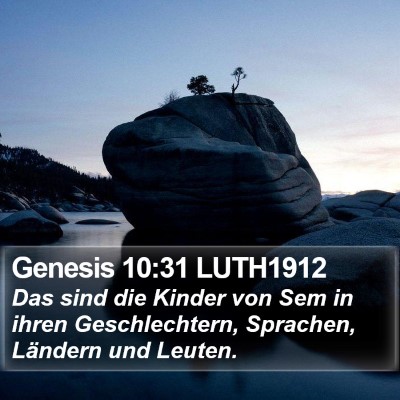Genesis 10:31 LUTH1912 Bible Verse Image