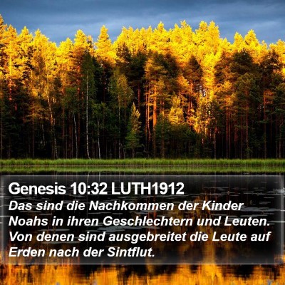 Genesis 10:32 LUTH1912 Bible Verse Image