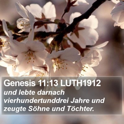 Genesis 11:13 LUTH1912 Bible Verse Image