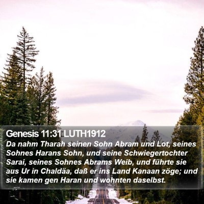 Genesis 11:31 LUTH1912 Bible Verse Image