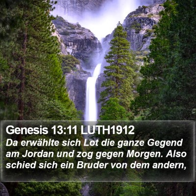 Genesis 13:11 LUTH1912 Bible Verse Image