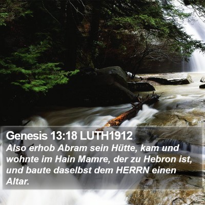 Genesis 13:18 LUTH1912 Bible Verse Image