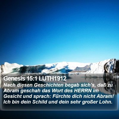 Genesis 15:1 LUTH1912 Bible Verse Image